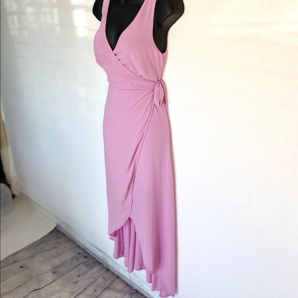 SOLD Revolve Mauve Wrap Maxi Dress Size XS - Picture 4 of 7